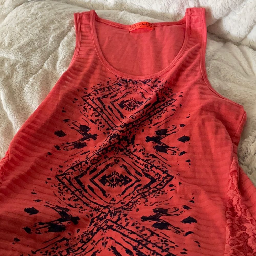 Dark pink tank top